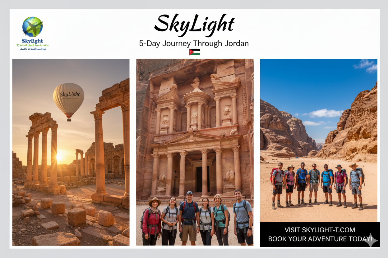 ✈️ SkyLight | 5-Day Journey Through Jordan 🇯🇴
